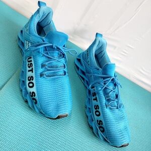 Just so so Mens Running Athletic Shoes Sneakers Sky blue Size 12  (EU Size 46)